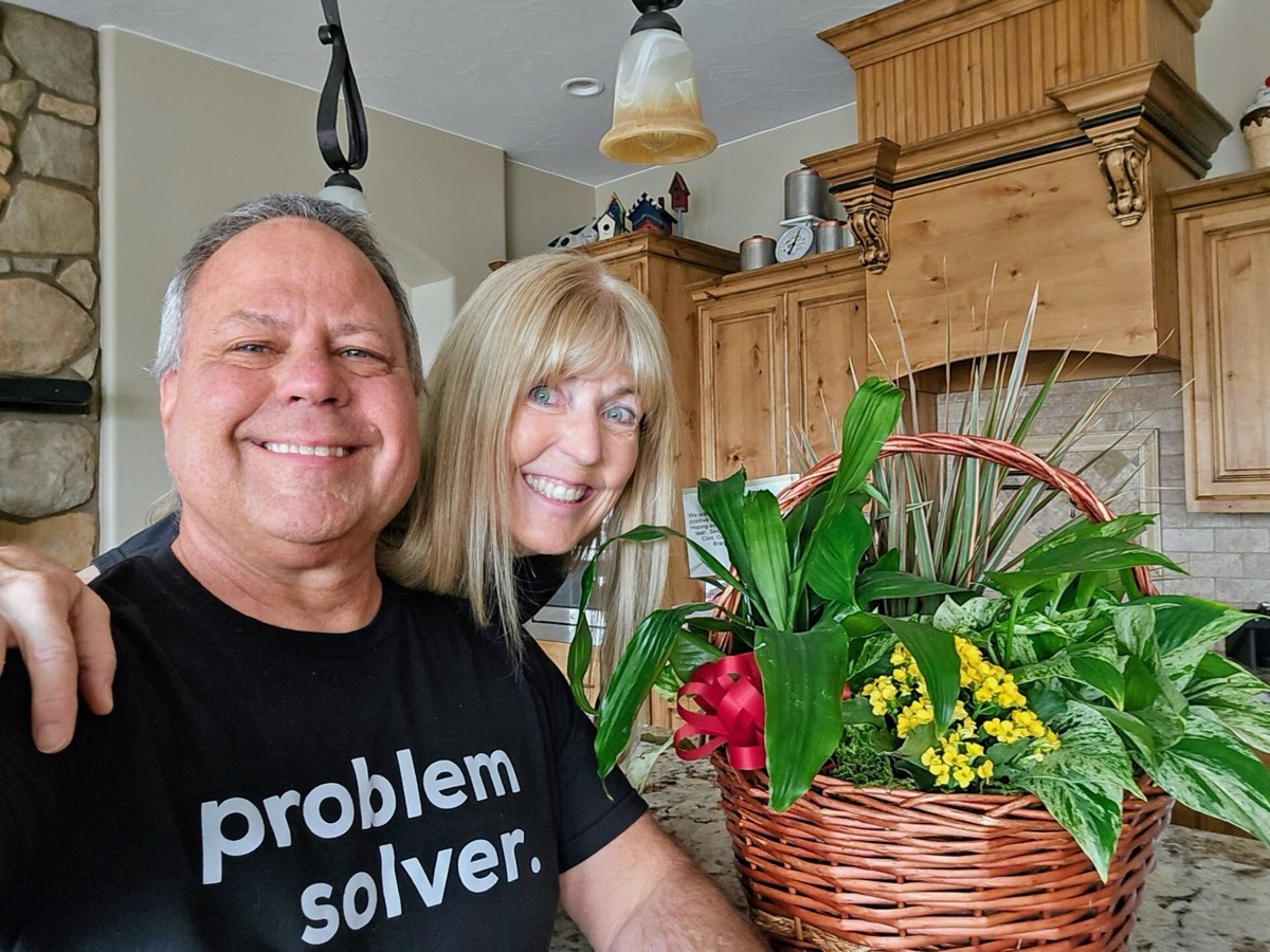 Ken Kaneversky with his wife Sherri